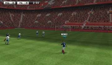 Pro Evolution Soccer 2012 3D (Europe) (Es,It,Pt,El) screen shot game playing
